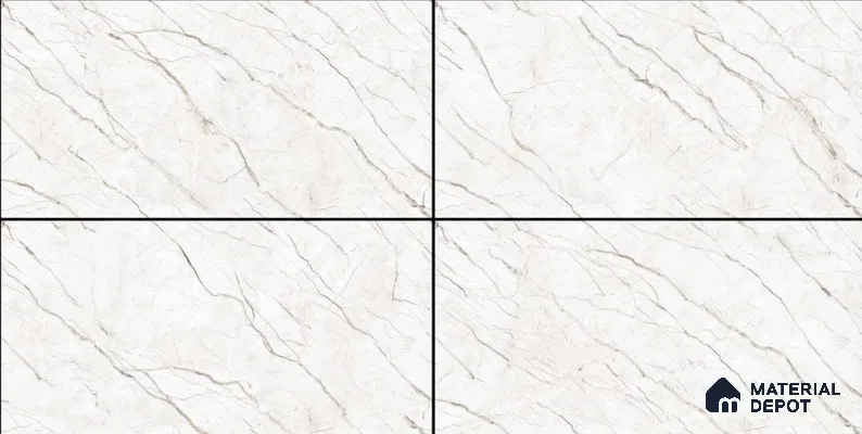 TL 02871 Ivory 1600 x 800 mm Glossy Finish Wall & Floor Vitrified Tile - 10 mm
