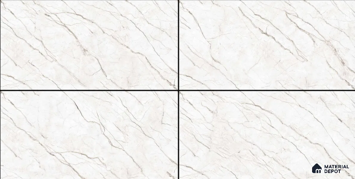 TL 02871 Ivory 1600 x 800 mm Glossy Finish Wall & Floor Vitrified Tile - 10 mm