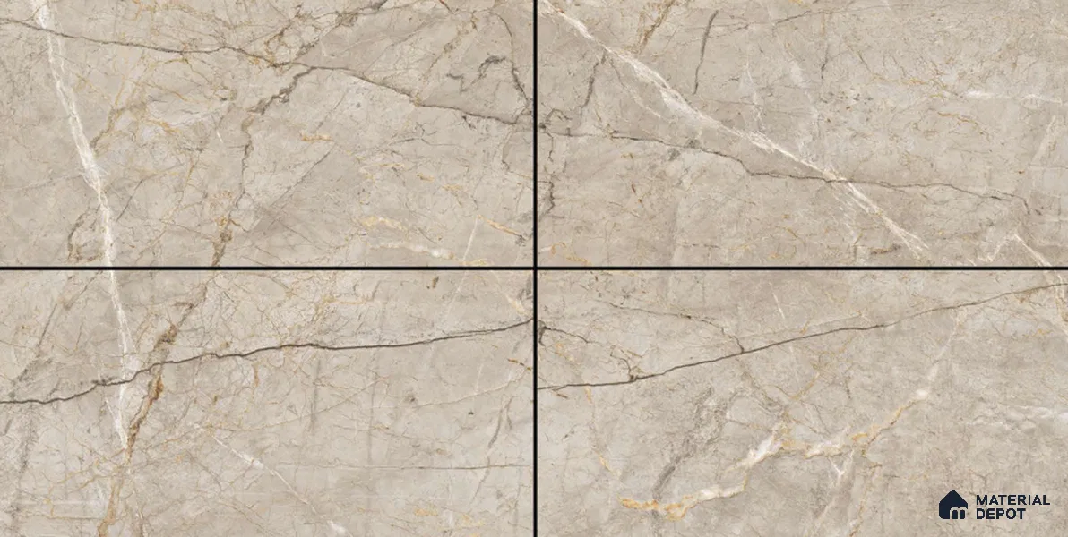 TL 02879 Toffee Beige 1600 x 800 mm Glossy Finish Wall & Floor Vitrified Tile - 10 mm