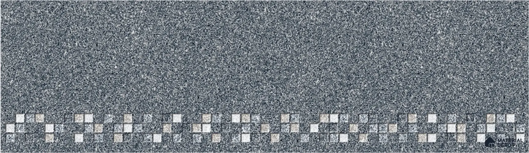 Misty Grey Step Tile Matte Finish TL 02559 3 ft x 1 ft Vitrified Stair Tile - 9.5 mm