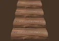 Terra Brown Step Tile Matte Finish TL 02560 Vitrified Stair Tile - 9.5 mm | Set of Step (3x1 ft) and Riser (3 ft x 8 inch) | Image 03