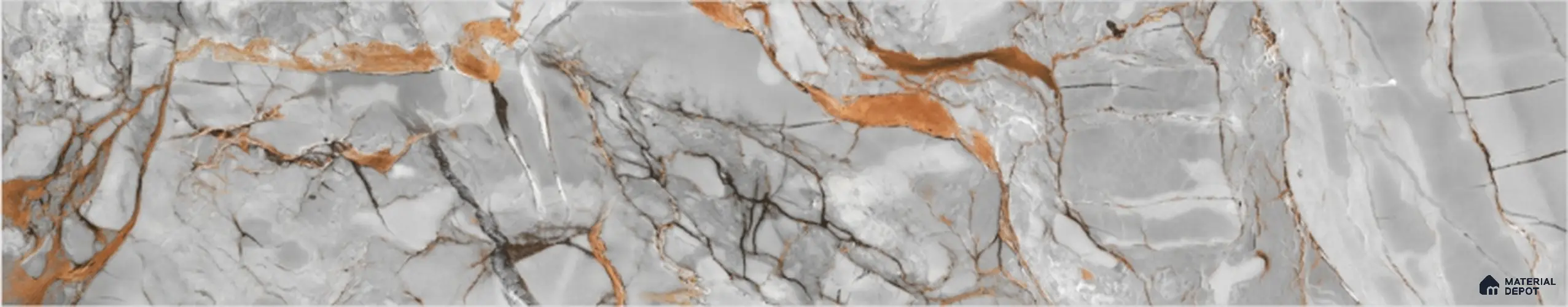 Amber Vein Step Tile Matte Finish TL 02549 3 ft x 1 ft Vitrified Stair Tile - 9.5 mm