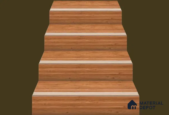 Maple Charm Step Tile Matte Finish TL 02551 3 ft x 1 ft Vitrified Stair Tile - 9.5 mm