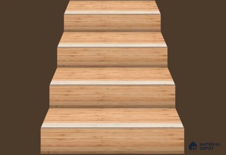 Honey Grain Step Tile Matte Finish TL 02554 3 ft x 1 ft Vitrified Stair Tile - 9.5 mm