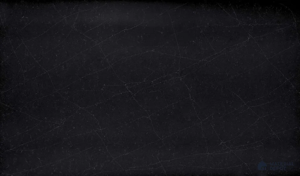 Belina Quartz QR 00016 Noir Astral Regalia Series 11.42 ft x 6.58 ft Quartz - 20 mm | 10 Years Warranty | Suitable for Kitchen, Restaurant, Counter Tops, Dining, Reception, office
