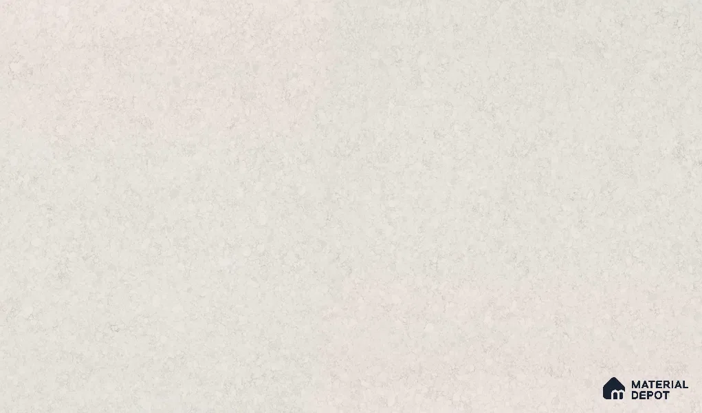 Belina Quartz QR 00048 Ivory Whisper Regalia Series 11.42 ft x 6.58 ft Quartz - 20 mm | 10 Years Warranty | Suitable for Kitchen, Restaurant, Counter Tops, Dining, Reception, office
