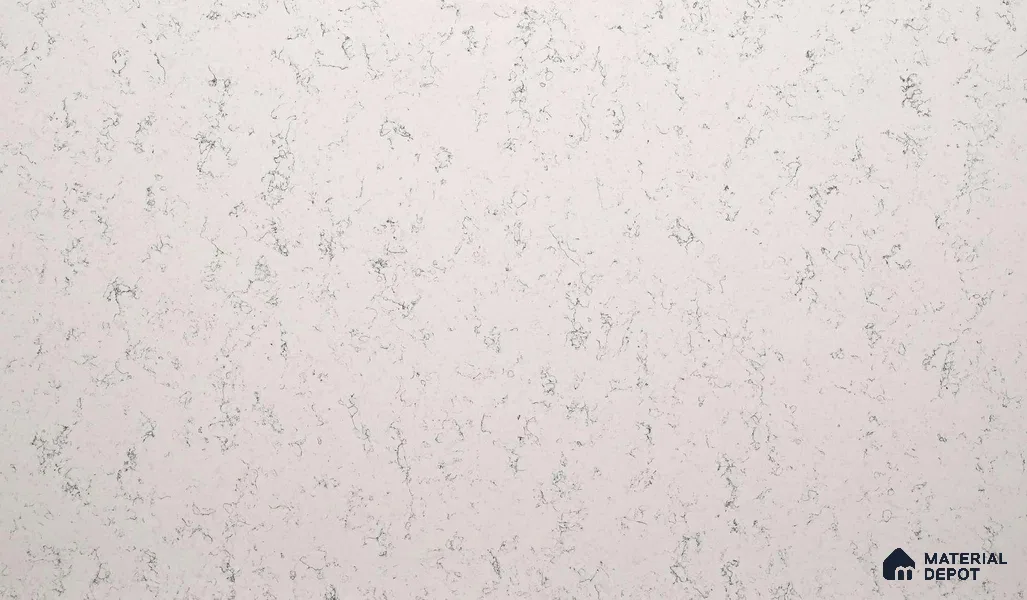 Belina Quartz QR 00055 Frosted Cascade Regalia Series 11.42 ft x 6.58 ft Quartz - 20 mm | 10 Years Warranty | Suitable for Kitchen, Restaurant, Counter Tops, Dining, Reception, office