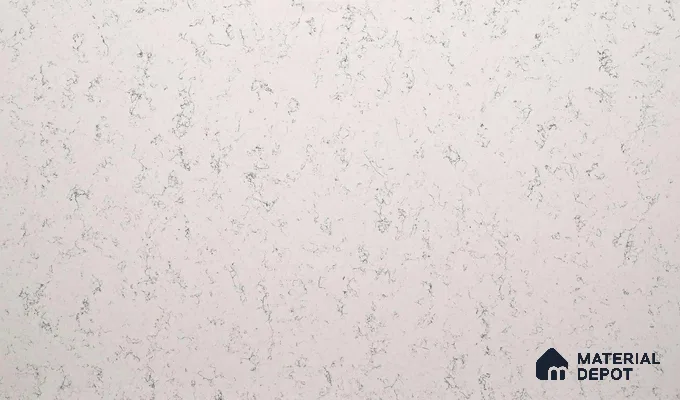 Belina Quartz QR 00055 Frosted Cascade Regalia Series 11.42 ft x 6.58 ft Quartz - 20 mm | 10 Years Warranty | Suitable for Kitchen, Restaurant, Counter Tops, Dining, Reception, office