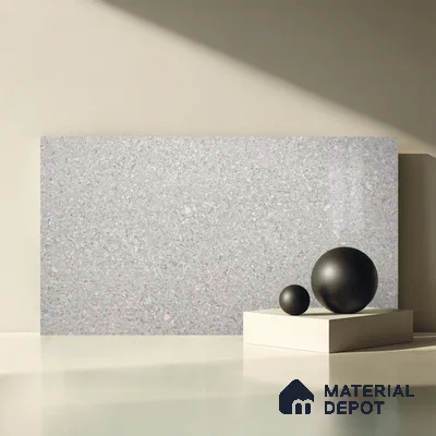 Belina Quartz QR 00056 Frosted Pearl Regalia Series 11.42 ft x 6.58 ft Quartz - 20 mm | 10 Years Warranty | Suitable for Kitchen, Restaurant, Counter Tops, Dining, Reception, office