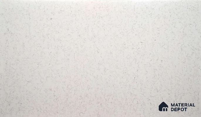 Belina Quartz QR 00061 Ivory Mist Regalia Series 11.42 ft x 6.58 ft Quartz - 20 mm | 10 Years Warranty | Suitable for Kitchen, Restaurant, Counter Tops, Dining, Reception, office