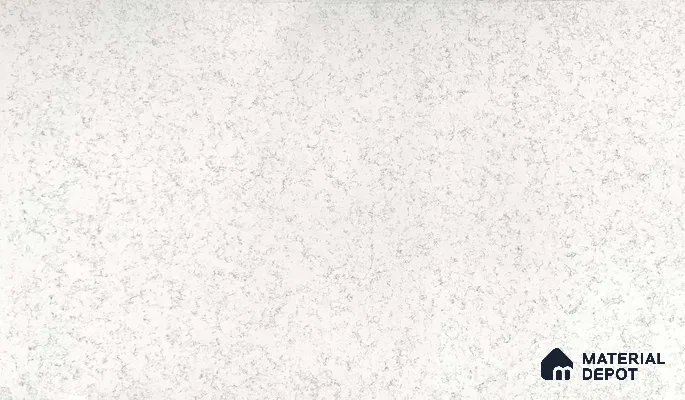 Belina Quartz QR 00062 Opaline Mist Regalia Series 11.42 ft x 6.58 ft Quartz - 20 mm | 10 Years Warranty | Suitable for Kitchen, Restaurant, Counter Tops, Dining, Reception, office