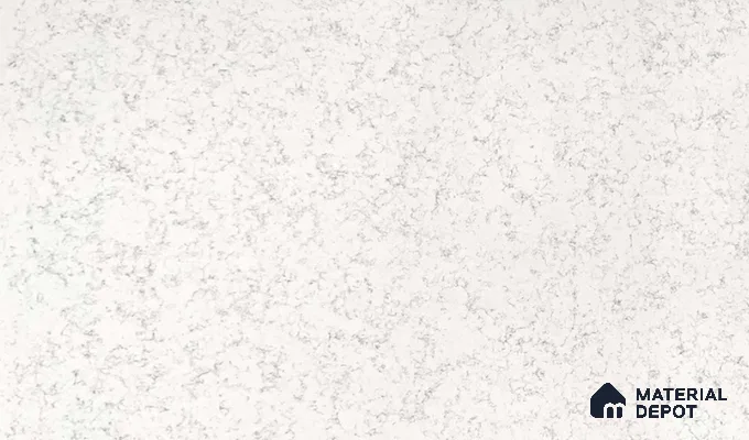 Belina Quartz QR 00062 Opaline Mist Regalia Series 11.42 ft x 6.58 ft Quartz - 20 mm | 10 Years Warranty | Suitable for Kitchen, Restaurant, Counter Tops, Dining, Reception, office
