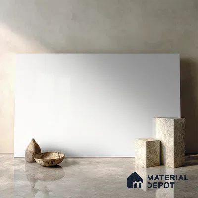 Belina Quartz QR 00063 Cloudstone Regalia Series 11.42 ft x 6.58 ft Quartz - 20 mm | 10 Years Warranty | Suitable for Kitchen, Restaurant, Counter Tops, Dining, Reception, office