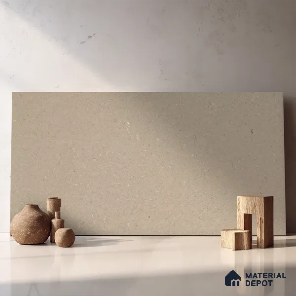 Belina Quartz QR 00069 Mist Vein Viola Series 10.75 ft x 5.42 ft Quartz - 20 mm | 7 Years Warranty | Suitable for Kitchen, Restaurant, Counter Tops, Dining, Reception, office