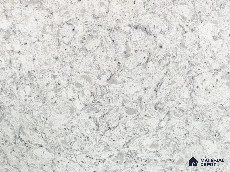 Belina Quartz QR 00071 B Frosted Cascade Viola Series 10.75 ft x 2.71 ft Quartz - 20 mm | 7 Years Warranty | Suitable for Kitchen, Restaurant, Counter Tops, Dining, Reception, office