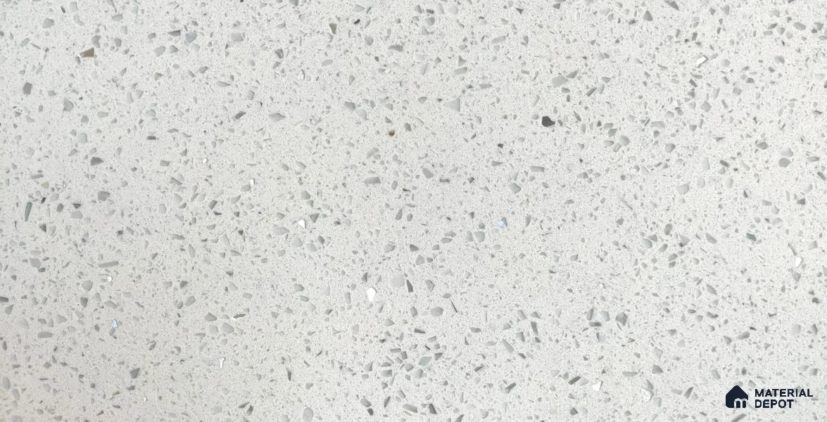 Belina Quartz QR 00087 B Frosted Crystal Viola Series 10.75 ft x 2.71 ft Quartz - 20 mm | 7 Years Warranty | Suitable for Kitchen, Restaurant, Counter Tops, Dining, Reception, office