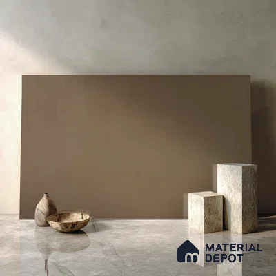 Belina Quartz QR 00013 Copper Umber Viola Series 10 ft x 4.75 ft Quartz - 20 mm | 7 Years Warranty | Suitable for Kitchen, Restaurant, Counter Tops, Dining, Reception, office