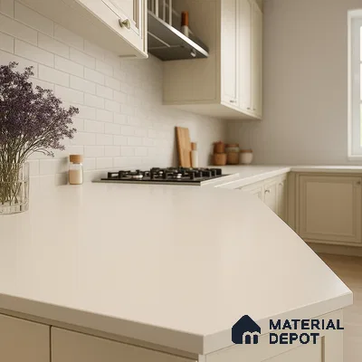 Belina Quartz QR 00088 Frosted Viola Series 10.75 ft x 5.42 ft Quartz - 20 mm | 7 Years Warranty | Suitable for Kitchen, Restaurant, Counter Tops, Dining, Reception, office