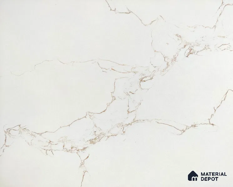 Belina Quartz QR 00078 Diana Aurelia Viola Series 10.75 ft x 5.42 ft Quartz - 20 mm | 7 Years Warranty | Suitable for Kitchen, Restaurant, Counter Tops, Dining, Reception, office