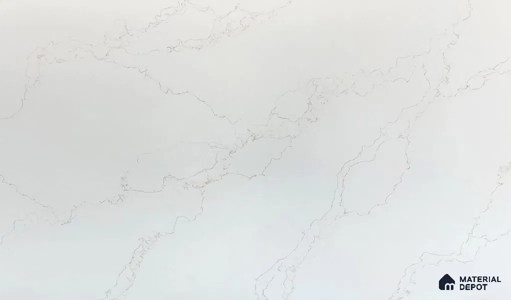 Belina Quartz QR 00078 Diana Aurelia Viola Series 10.75 ft x 5.42 ft Quartz - 20 mm | 7 Years Warranty | Suitable for Kitchen, Restaurant, Counter Tops, Dining, Reception, office