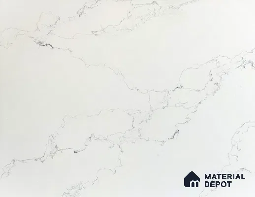 Belina Quartz QR 00080 Diana Mist Viola Series 10.75 ft x 5.42 ft Quartz - 20 mm | 7 Years Warranty | Suitable for Kitchen, Restaurant, Counter Tops, Dining, Reception, office