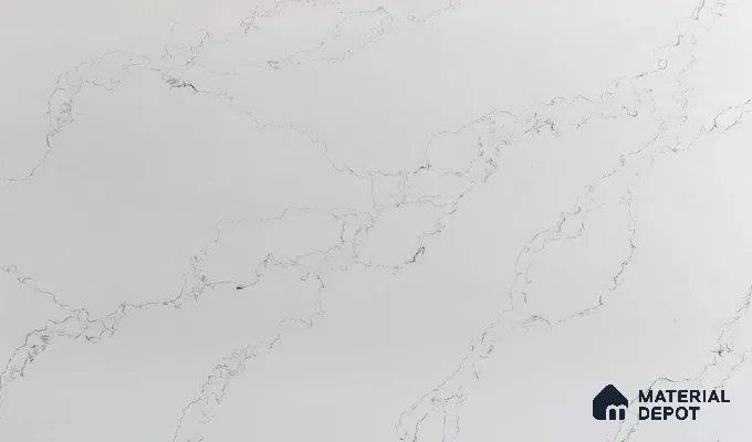 Belina Quartz QR 00080 Diana Mist Viola Series 10.75 ft x 5.42 ft Quartz - 20 mm | 7 Years Warranty | Suitable for Kitchen, Restaurant, Counter Tops, Dining, Reception, office