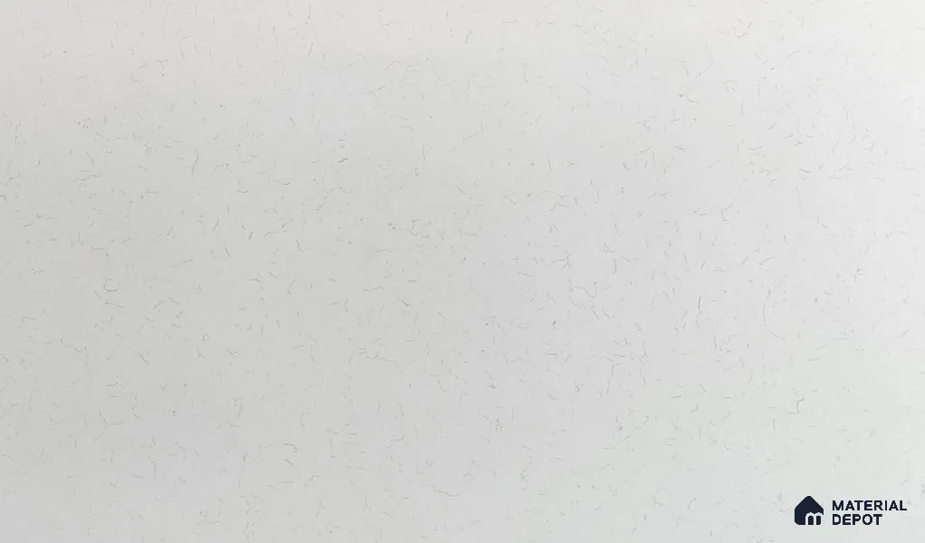 Belina Quartz QR 00081 Carrara Mist Viola Series 10.75 ft x 5.42 ft Quartz - 20 mm | 7 Years Warranty | Suitable for Kitchen, Restaurant, Counter Tops, Dining, Reception, office