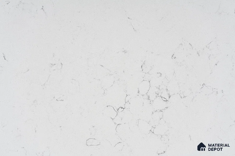 Belina Quartz QR 00082 Carrara Venatino Viola Series 10.75 ft x 5.42 ft Quartz - 20 mm | 7 Years Warranty | Suitable for Kitchen, Restaurant, Counter Tops, Dining, Reception, office