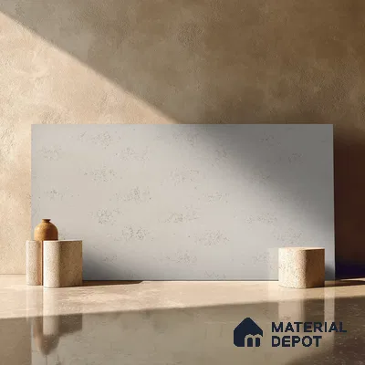 Belina Quartz QR 00082 Carrara Venatino Viola Series 10.75 ft x 5.42 ft Quartz - 20 mm | 7 Years Warranty | Suitable for Kitchen, Restaurant, Counter Tops, Dining, Reception, office
