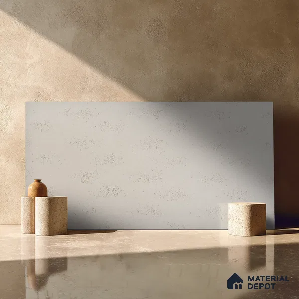Belina Quartz QR 00082 Carrara Venatino Viola Series 10.75 ft x 5.42 ft Quartz - 20 mm | 7 Years Warranty | Suitable for Kitchen, Restaurant, Counter Tops, Dining, Reception, office