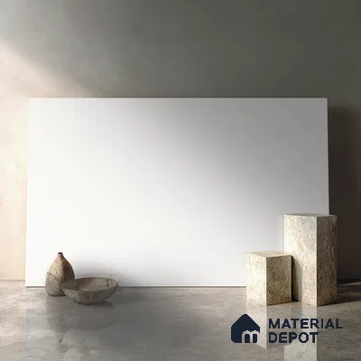 Belina Quartz QR 00104 Arctic Veil Viola Series 10.76 ft x 5.41 ft Quartz - 20 mm | 7 Years Warranty | Suitable for Kitchen, Restaurant, Counter Tops, Dining, Reception, office