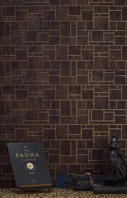 Brown Patterned Look Charcoal Decorative Wall Panel PN 05044 8 ft x 2 ft - 4 mm | Suitable for Feature Wall, TV Unit & Living Room | Width is Subjected to 5% Variation