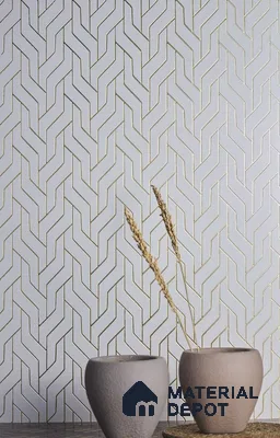 White Luxury Look Charcoal Decorative Wall Panel PN 05045 8 ft x 2 ft - 4 mm | Suitable for Feature Wall, TV Unit & Living Room | Width is Subjected to 5% Variation