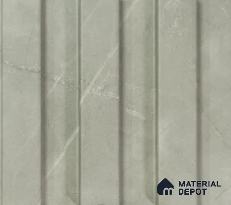 Beige Marble Louver PN 00085 9.5 ft x 4.7 inch MDF Panel - 18 mm | Suitable for Feature Wall, TV Unit & Living Room | Width is Subjected to 5% Variation