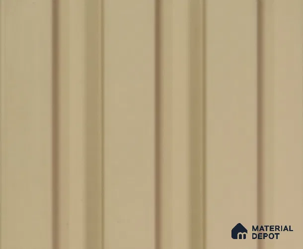 PN 00081 Block Patterned Beige Pastels 9.5 ft x 4.7 inch Premium MDF Louver/Panel - 18 mm | Image 01