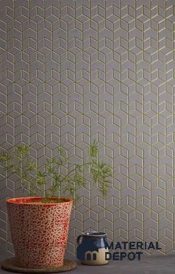 Grey Patterned Look Charcoal Decorative Wall Panel PN 05053 8 ft x 2 ft - 4 mm | Suitable for Feature Wall, TV Unit & Living Room | Width is Subjected to 5% Variation