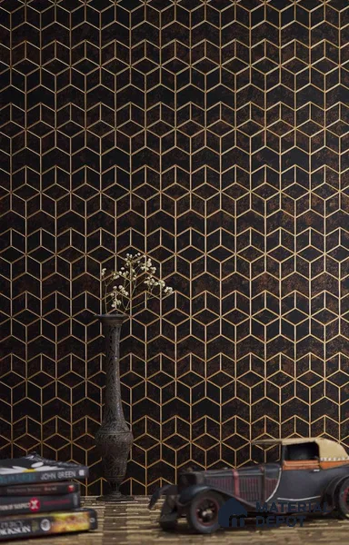 Rang CB 57 Charco Charm Series Charcoal Decorative Wall Panel | 8 ft x 2 ft - 4 mm | Width is Subjected to 5% Variation