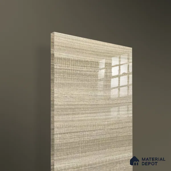 Wooden Look 716 8 ft x 4 ft Wooden Series High Gloss Finish Acrylic Laminate - 1.5 mm | Suitable for TV Unit, Wardrobe, Kitchen Cabinets