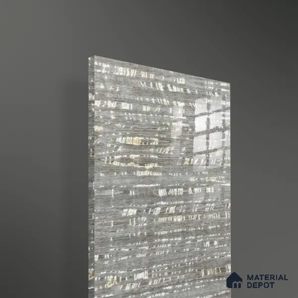 Wooden Look 719 8 ft x 4 ft Wooden Series High Gloss Finish Acrylic Laminate - 1.5 mm | Suitable for TV Unit, Wardrobe, Kitchen Cabinets