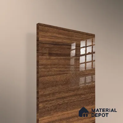 Wooden Look 715 8 ft x 4 ft Wooden Series High Gloss Finish Acrylic Laminate - 1.5 mm | Suitable for TV Unit, Wardrobe, Kitchen Cabinets