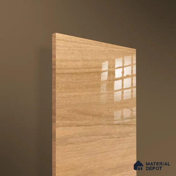 Wooden Look 703 8 ft x 4 ft Wooden Series High Gloss Finish Acrylic Laminate - 1.5 mm | Suitable for TV Unit, Wardrobe, Kitchen Cabinets