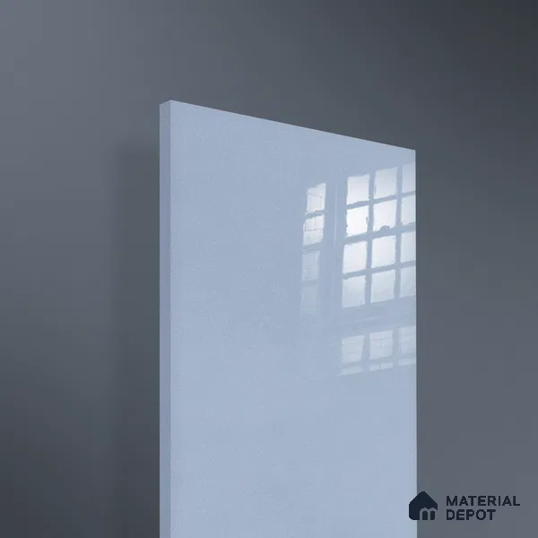 Ferrero 1B 0942 Frosted Blue 8 ft x 4 ft Sparkle Series High Gloss Finish Acrylic Laminate - 1.5 mm (LM 01124) | Suitable for Kitchen Cabinets, Study Areas, Wardrobe