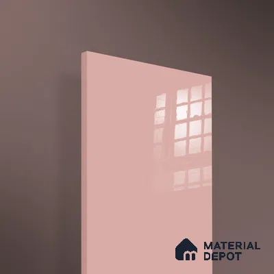 Ferrero 1B 0844 Dusky Blush 8 ft x 4 ft Solid Series High Gloss Finish Acrylic Laminate - 1.5 mm (LM 01140) | Matching Edgeband Code - 844 | Suitable for Kitchen Cabinets, Study Areas, Wardrobe