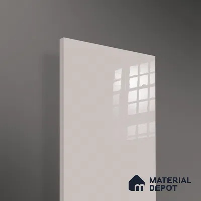 Ferrero 1B 0850 Pebble Beige 8 ft x 4 ft Solid Series High Gloss Finish Acrylic Laminate - 1.5 mm (LM 01146) | Matching Edgeband Code - 850 | Suitable for Kitchen Cabinets, Study Areas, Wardrobe