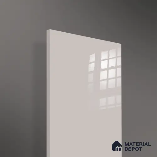 Ferrero 1B 0850 Pebble Beige 8 ft x 4 ft Solid Series High Gloss Finish Acrylic Laminate - 1.5 mm (LM 01146) | Matching Edgeband Code - 850 | Suitable for Kitchen Cabinets, Study Areas, Wardrobe