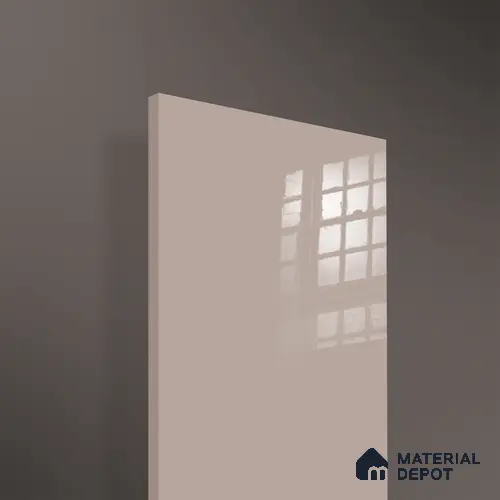 Ferrero 1B 0803 Dusty Taupe 8 ft x 4 ft Solid Series High Gloss Finish Acrylic Laminate - 1.5 mm (LM 01150) | Matching Edgeband Code - 803 | Suitable for Kitchen Cabinets, Study Areas, Wardrobe