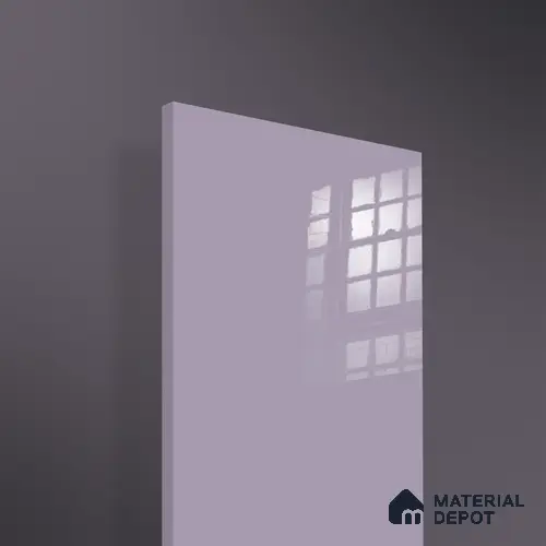 Ferrero 1B 0831 Lavender Lilac 8 ft x 4 ft Solid Series High Gloss Finish Acrylic Laminate - 1.5 mm (LM 01162) | Matching Edgeband Code - 831 | Suitable for Kitchen Cabinets, Study Areas, Wardrobe