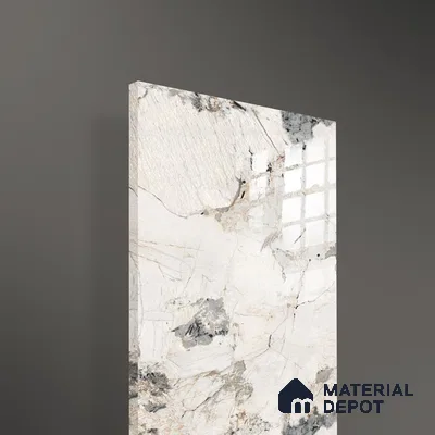 Ferrero 2A 01904 Mystic Slate 8 ft x 4 ft High Gloss Finish 6H Anti Scratch Acrylic Laminate - 1.5 mm | Suitable for Bedroom, TV Unit, Wardrobe, Kitchen Cabinet