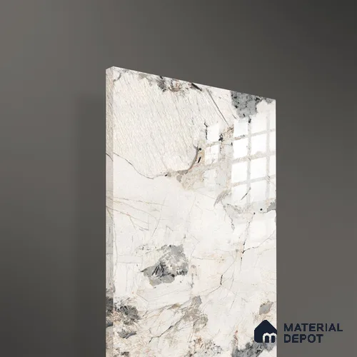 Ferrero 2A 01904 Mystic Slate 8 ft x 4 ft High Gloss Finish 6H Anti Scratch Acrylic Laminate - 1.5 mm | Suitable for Bedroom, TV Unit, Wardrobe, Kitchen Cabinet
