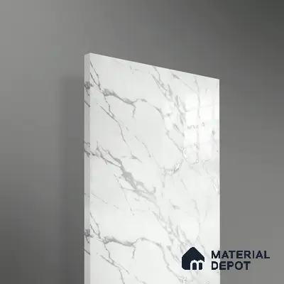 Ferrero 2A 01921 Silver Whisper 8 ft x 4 ft High Gloss Finish 6H Anti Scratch Acrylic Laminate - 1.5 mm | Suitable for Bedroom, TV Unit, Wardrobe, Kitchen Cabinet